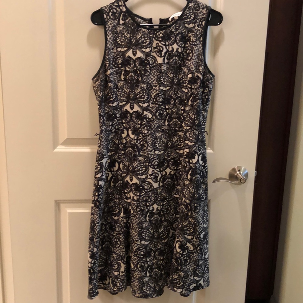 Black and white Calvin Klein dress